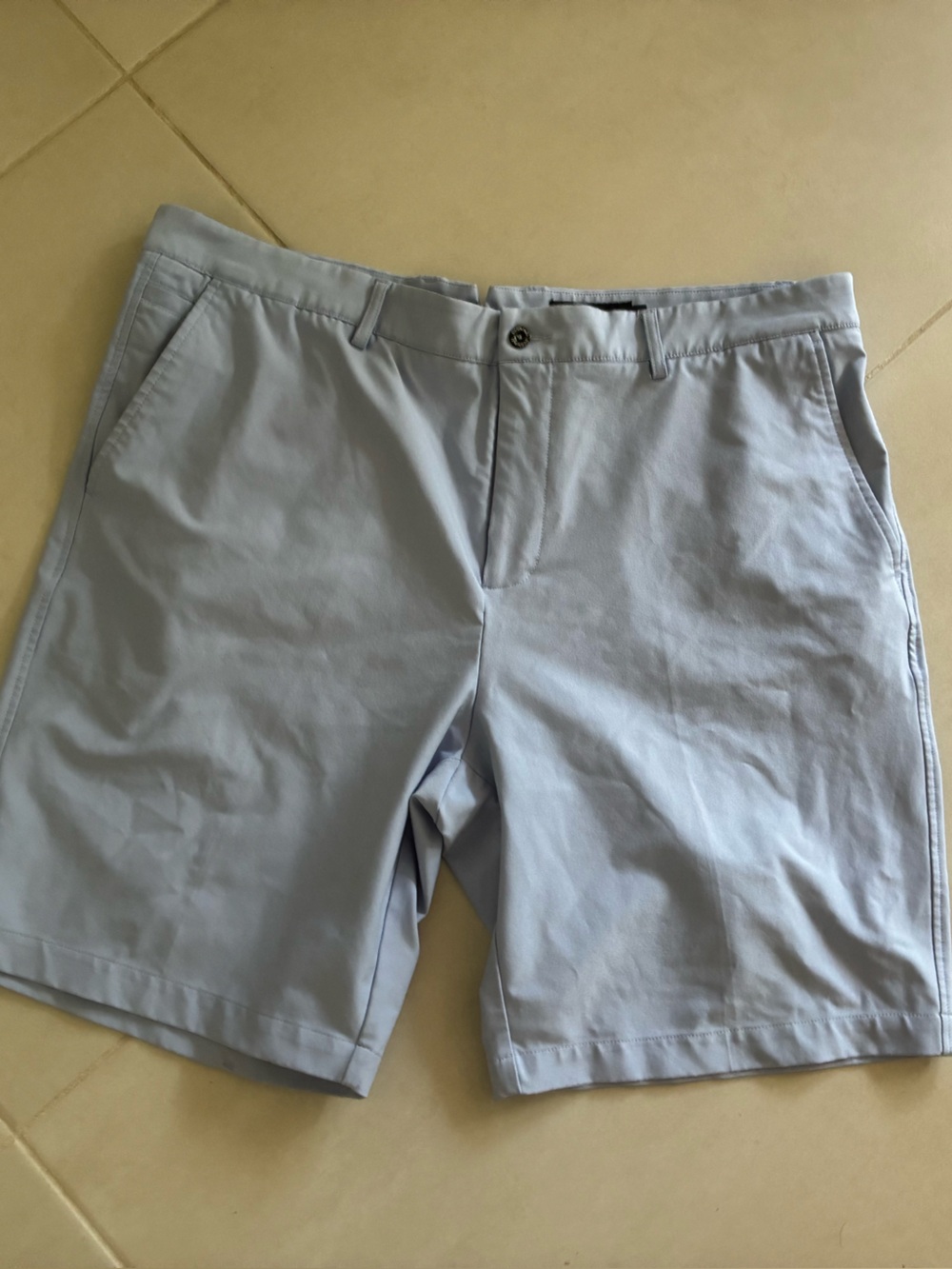 Men's dunning Performance light Blue Golf Shorts - Classic Fit euc 38